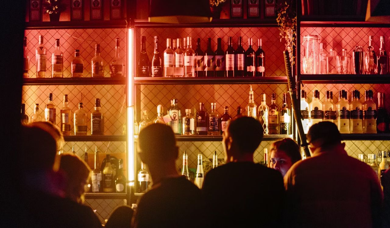 Crowded bar