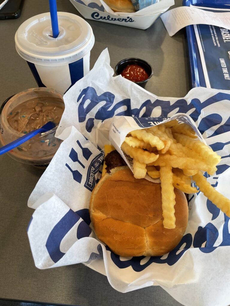 Culver’s Double ButterBurger Cheese