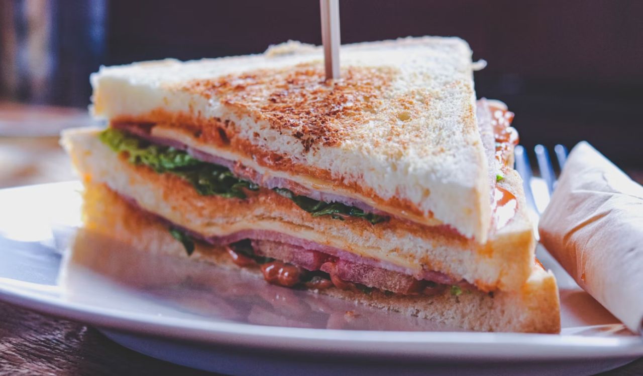 Diagonal sliced sandwich