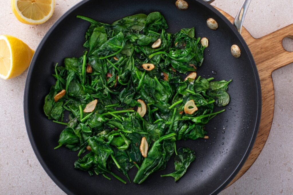 Sautéed Spinach with Garlic