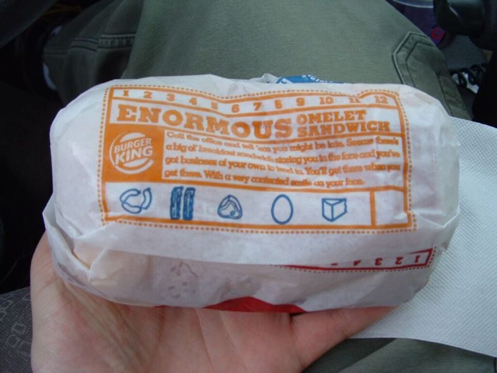 Burger King’s Enormous Omelet Sandwich