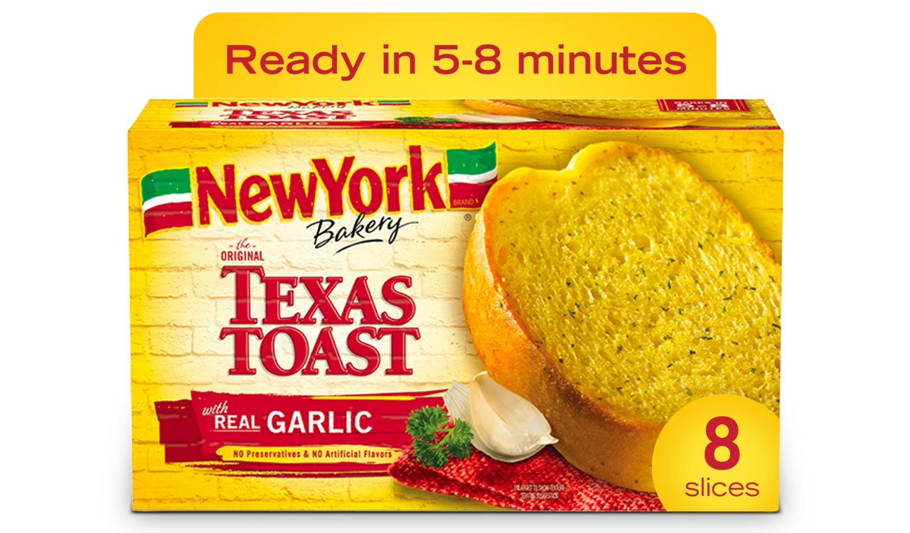 Frozen garlic bread