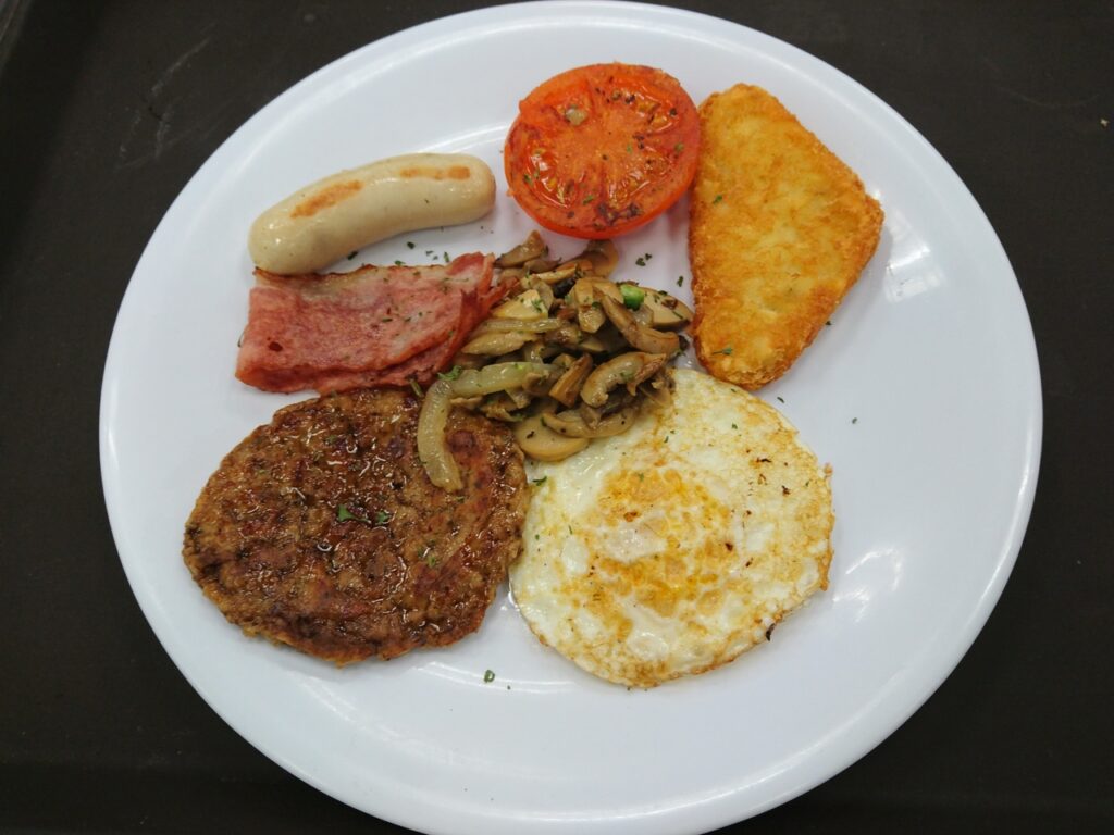 Pork and Egg Breakfast Hash