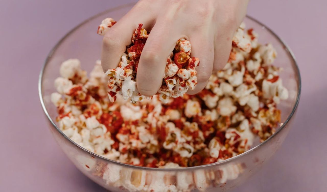 Ghost pepper popcorn