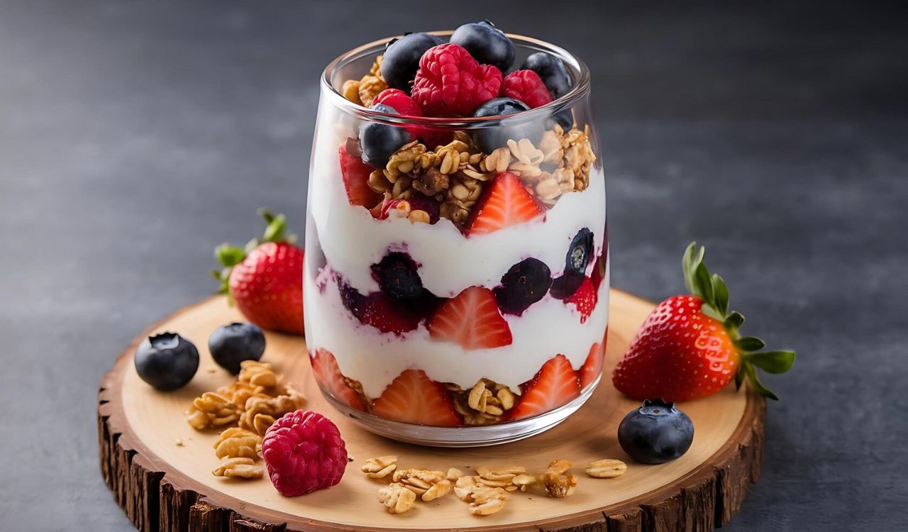 Greek yogurt parfait