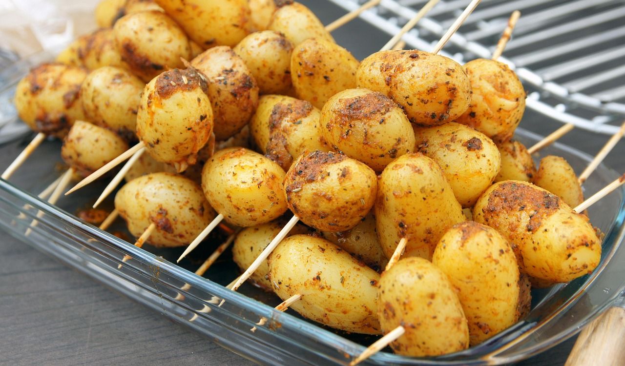 Grilled Potato Skewers