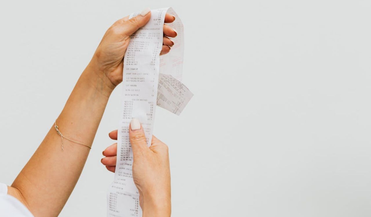 Grocery receipt