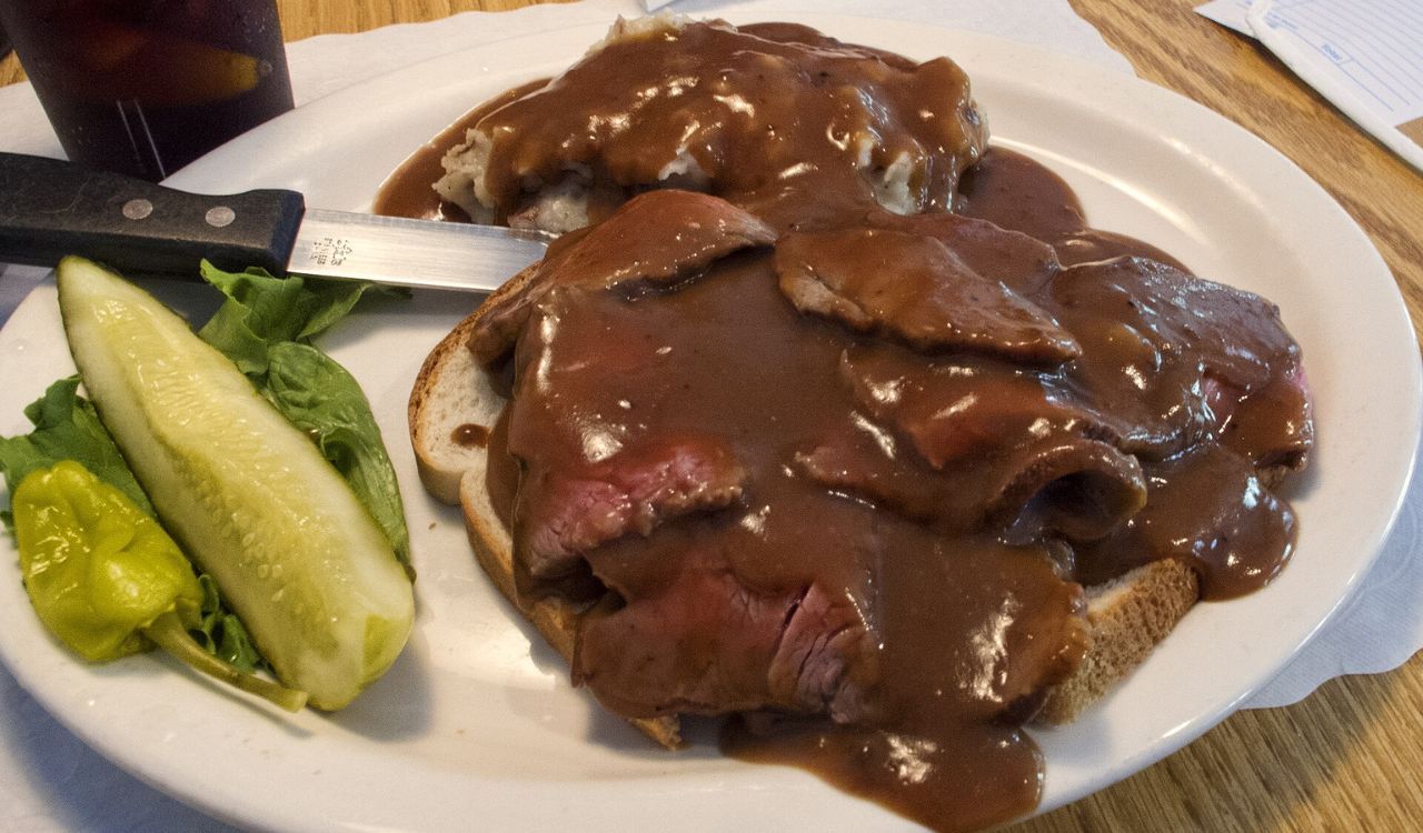 Hot Beef Sandwich