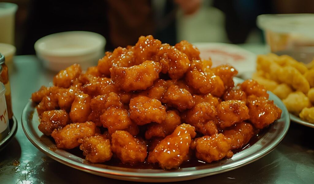 Hot honey chicken bites