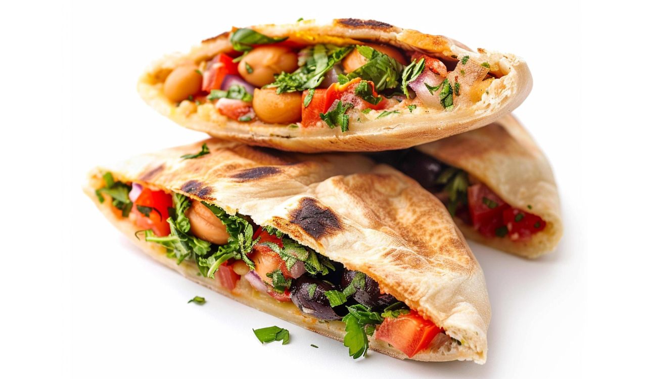 Hummus pita pocket