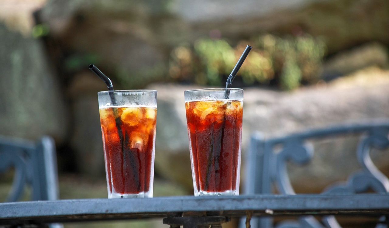 Iced coffee drinks