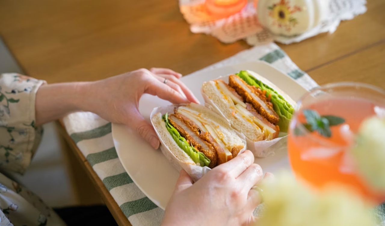 Loaded chicken sandwich