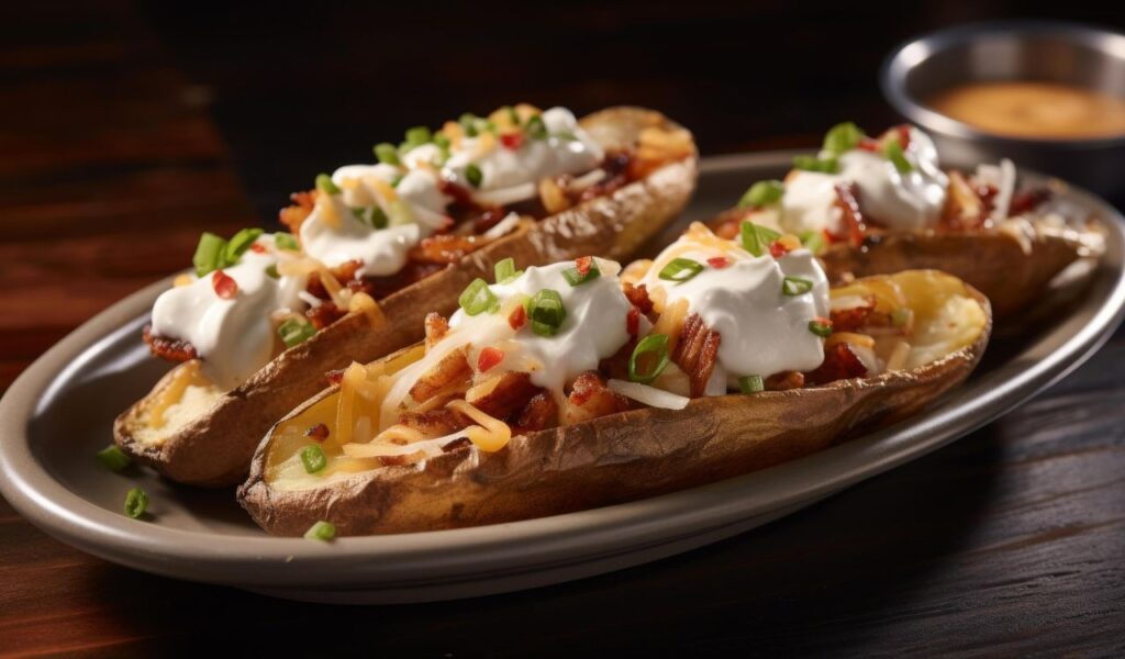 Loaded potato skins
