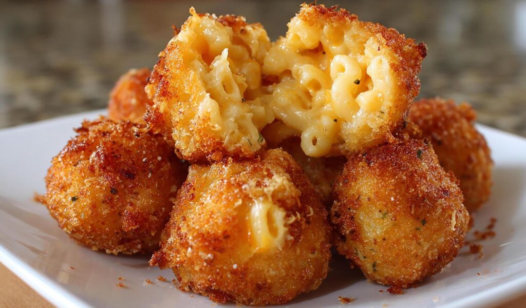 Mac and cheese bites