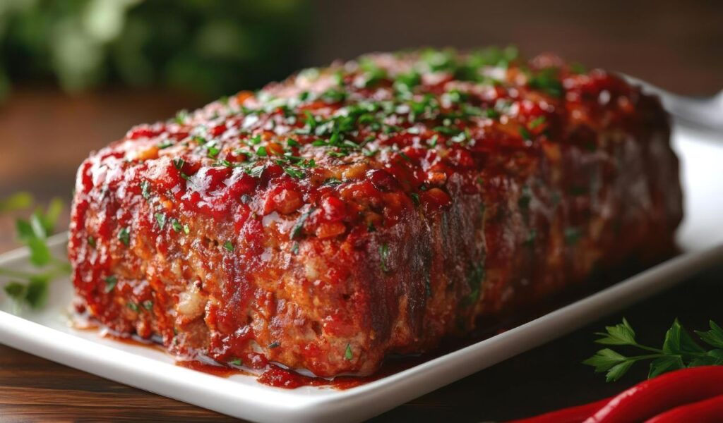 Meatloaf with marinara