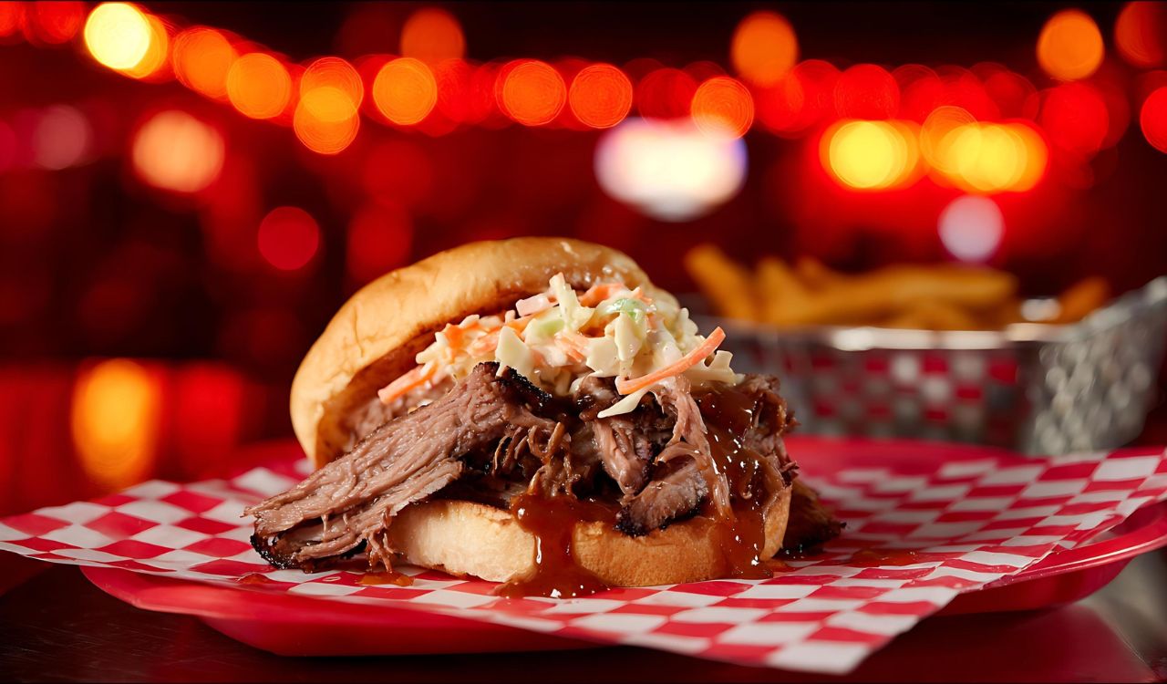 Memphis barbecue sandwich