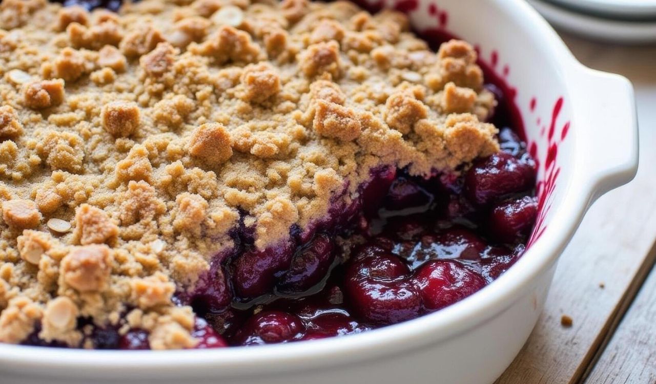 Mixed berry cobbler