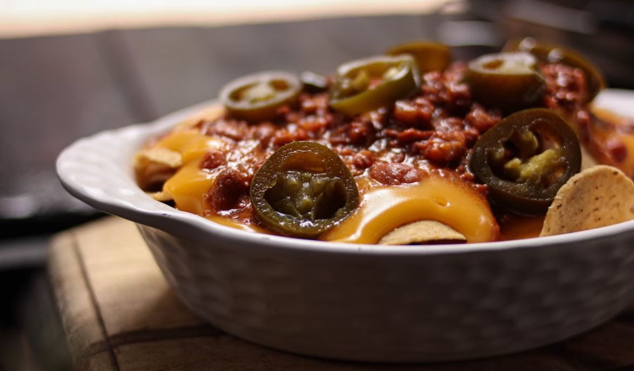 Nachos with jalapeno
