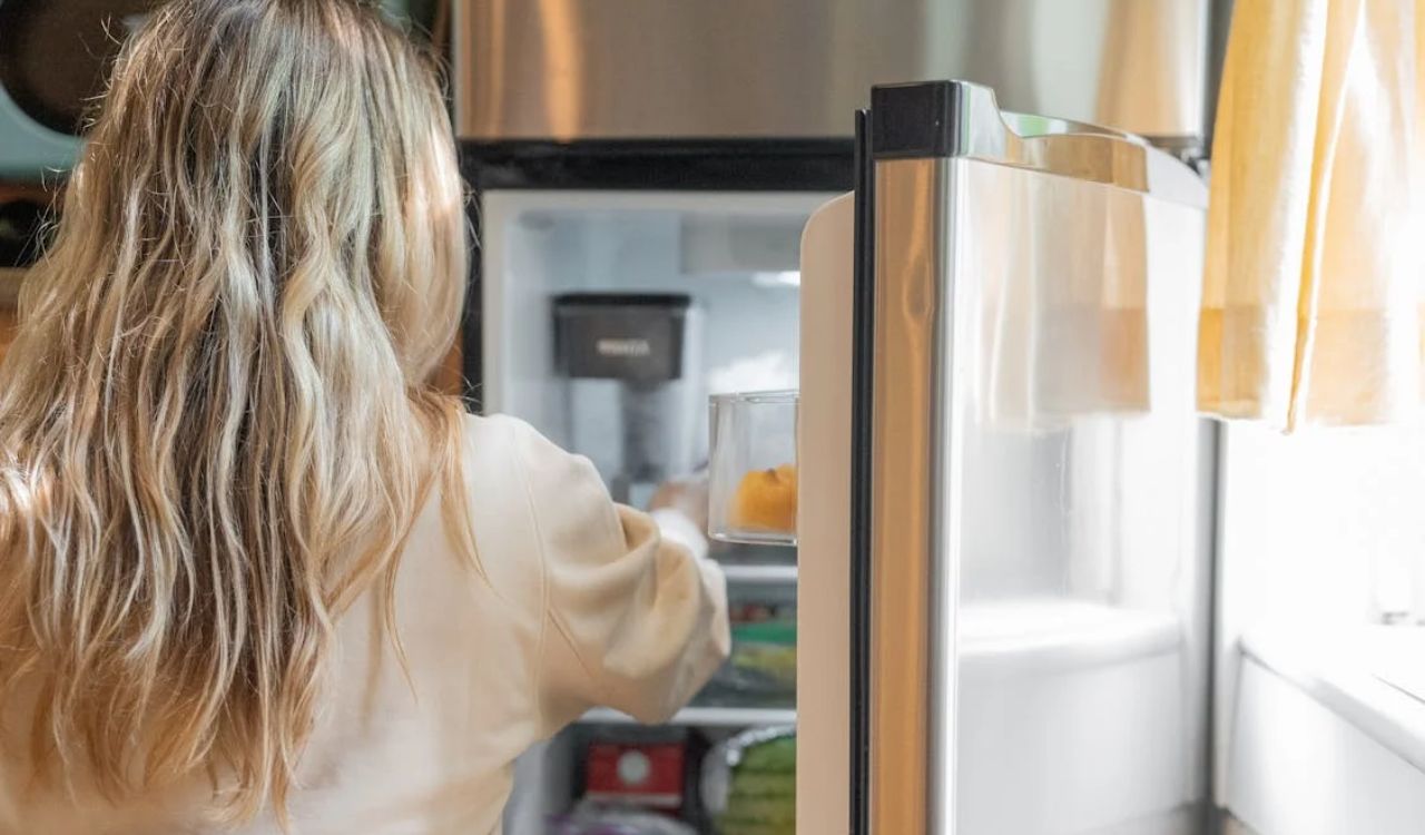 Opening refrigerator