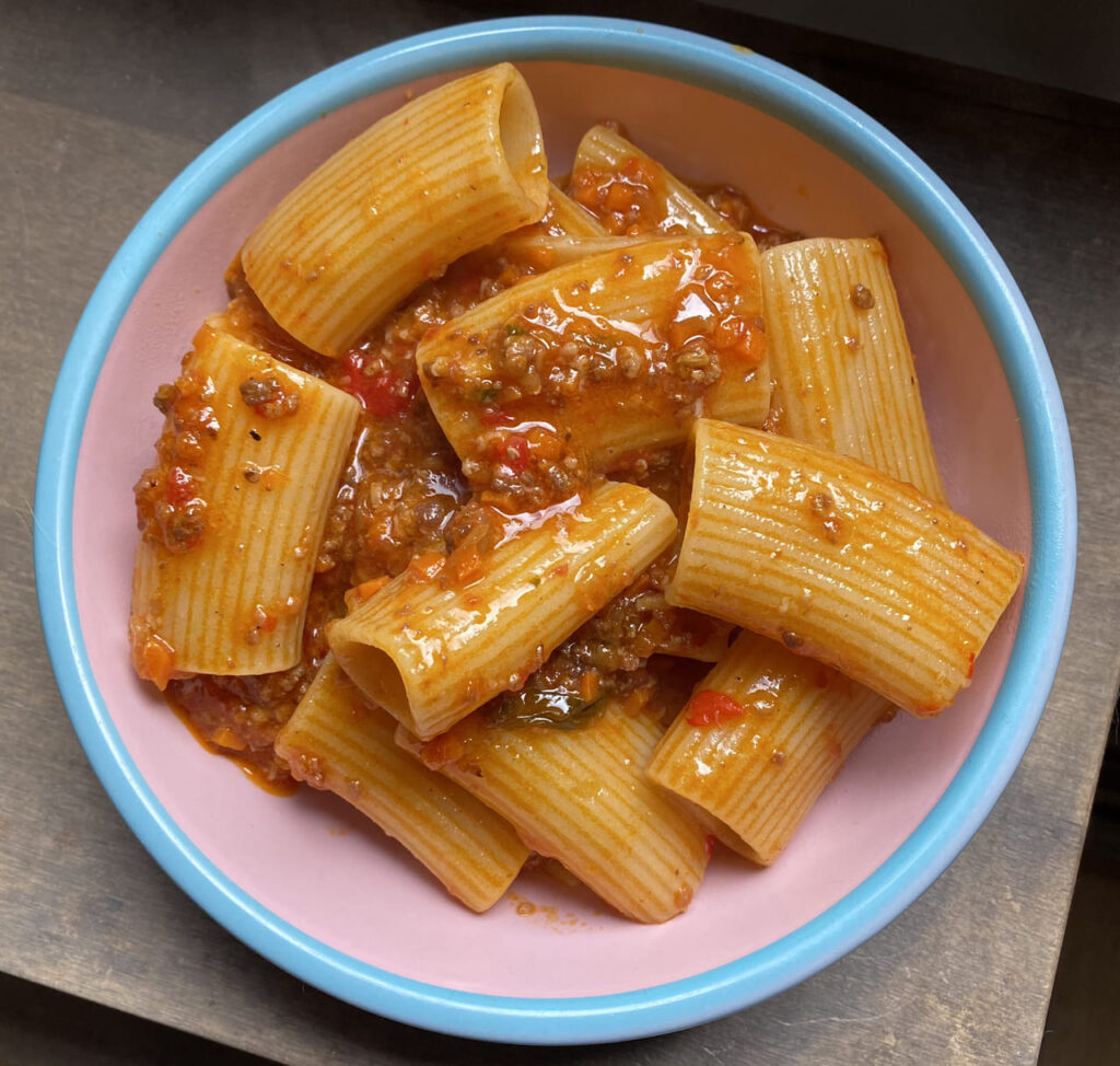 Pork Ragu with Pasta