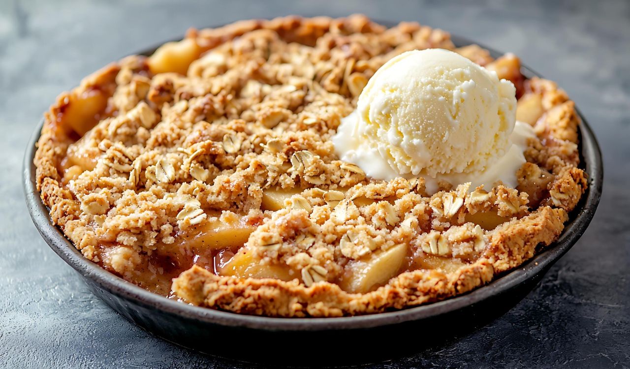 Pear and Ginger Crumble