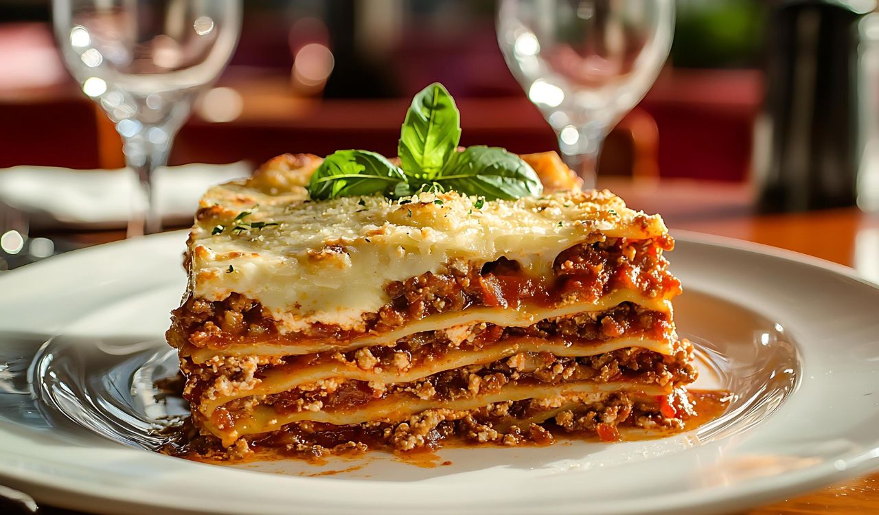 Plate of Lasagna