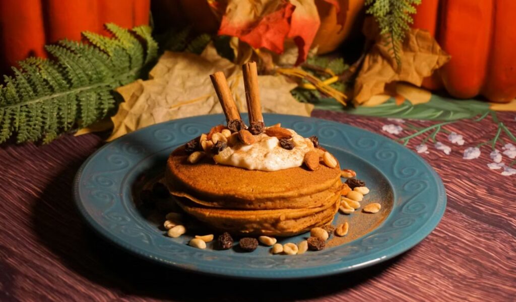 Pumpkin pancakes