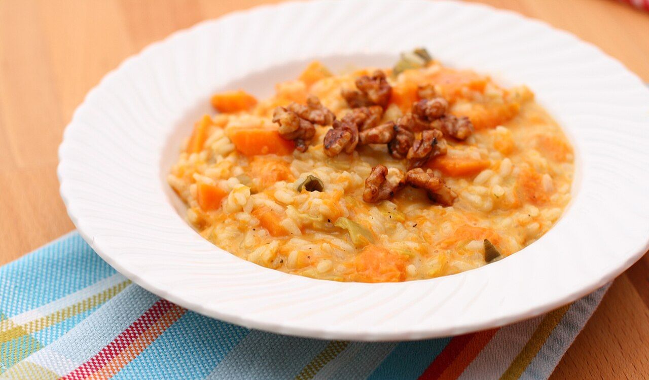 Pumpkin risotto
