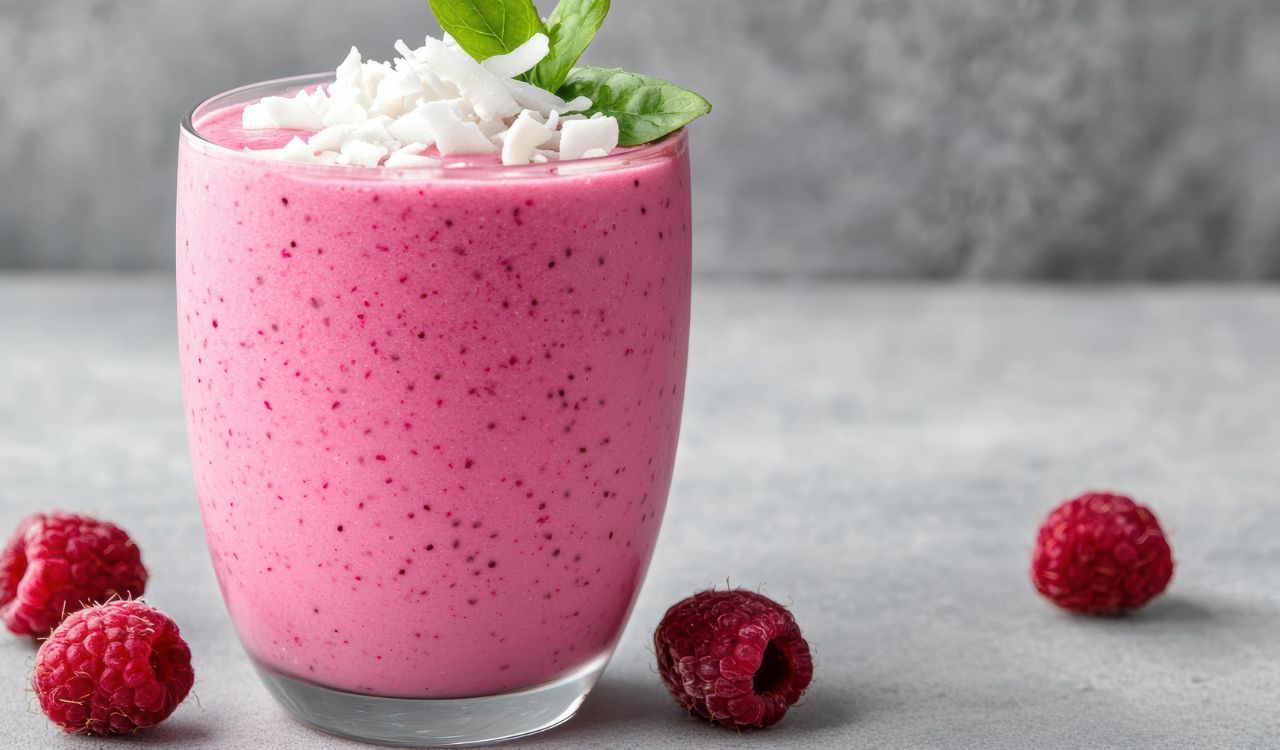 Raspberry Coconut Smoothie
