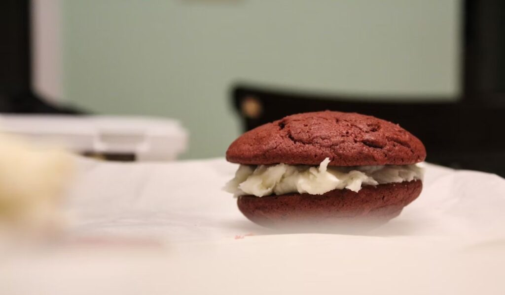 Red velvet sandwich cookies