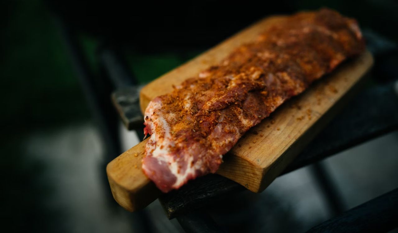 Ribs with rub