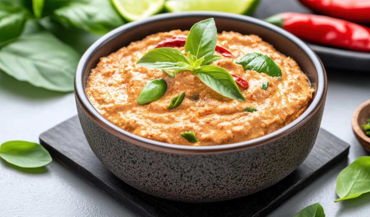 Roasted red pepper and feta dip