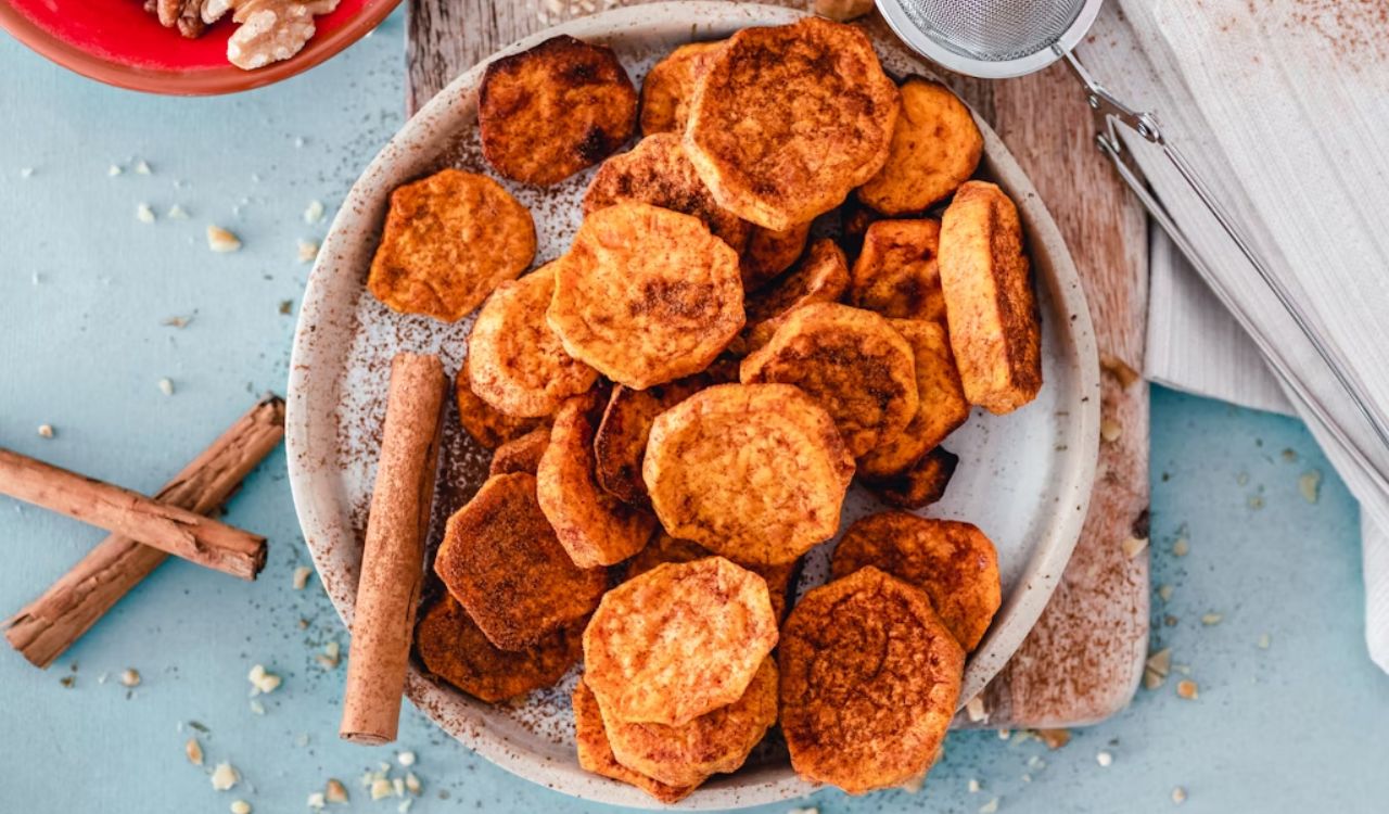Roasted sweet potatoes