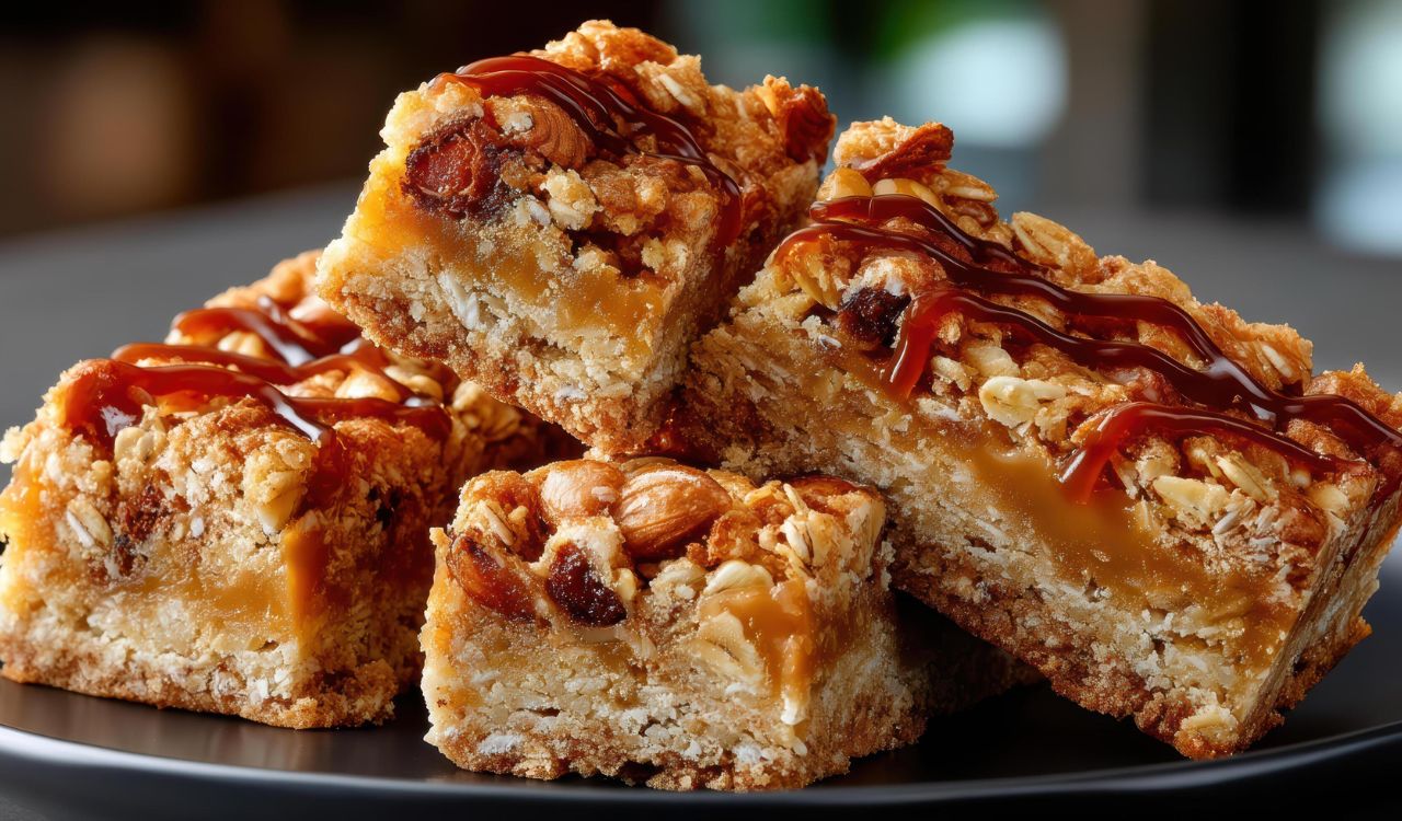 Salted caramel bars