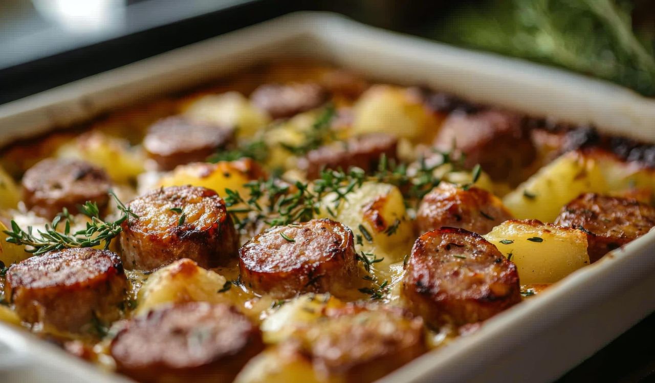 Sausage and Peppers Casserole