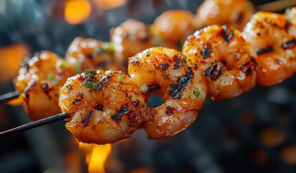 Shrimp skewers