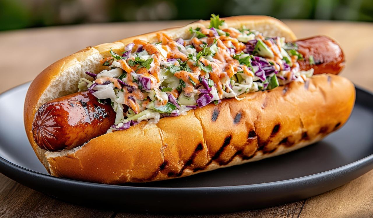 Slaw Dog Sandwich