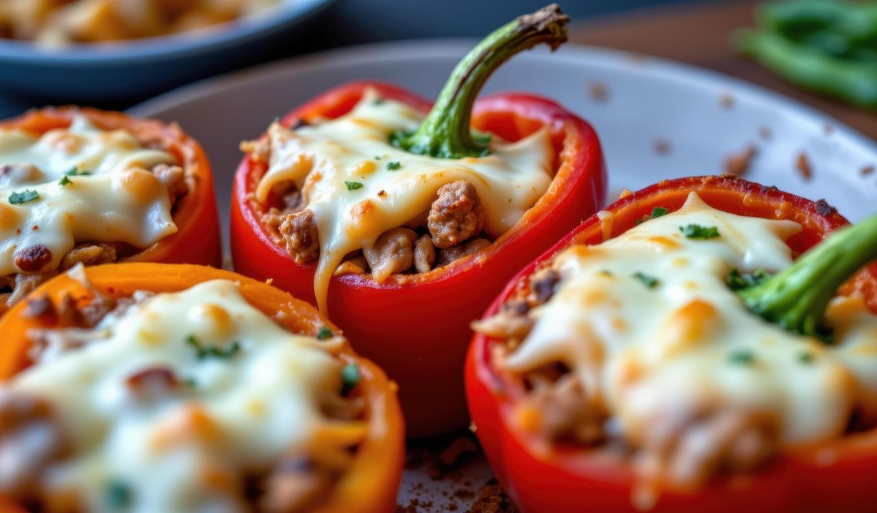 Smoked Stuffed peppers