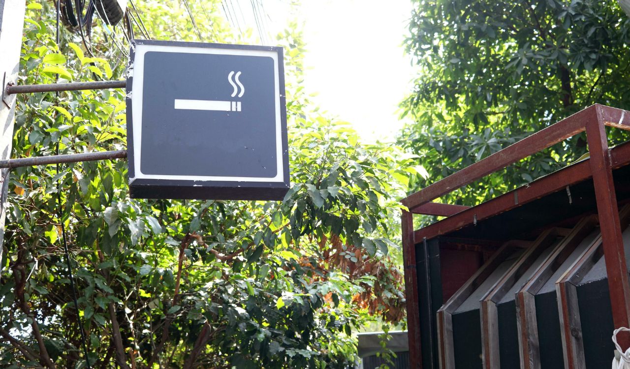 Smoking area
