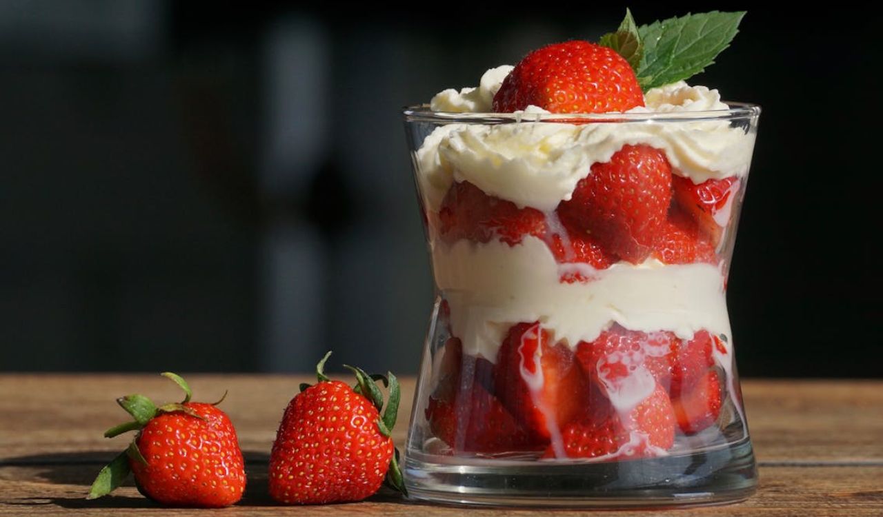 Strawberries and cream