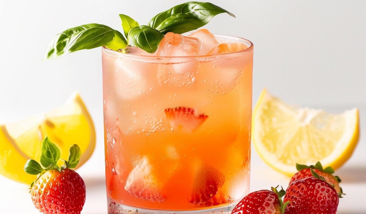 Strawberry Basil Lemonade