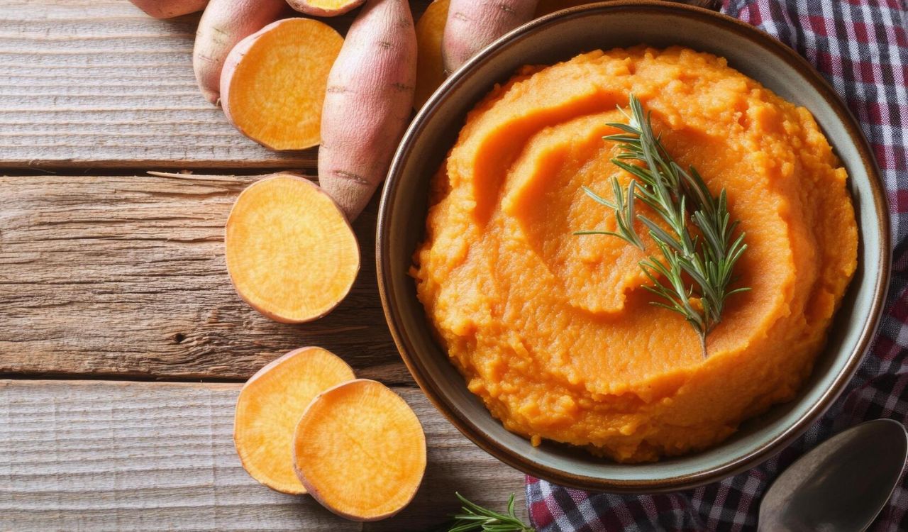 Sweet potato puree