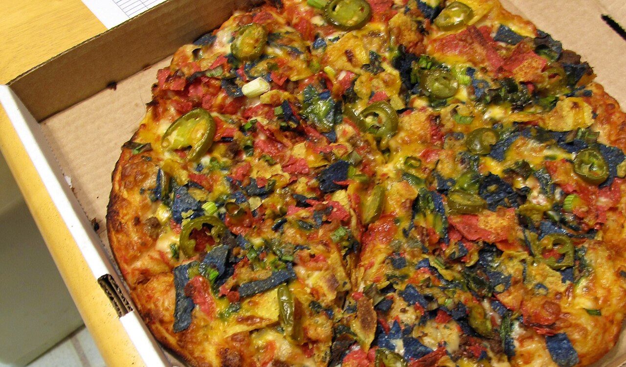 Taco pizza