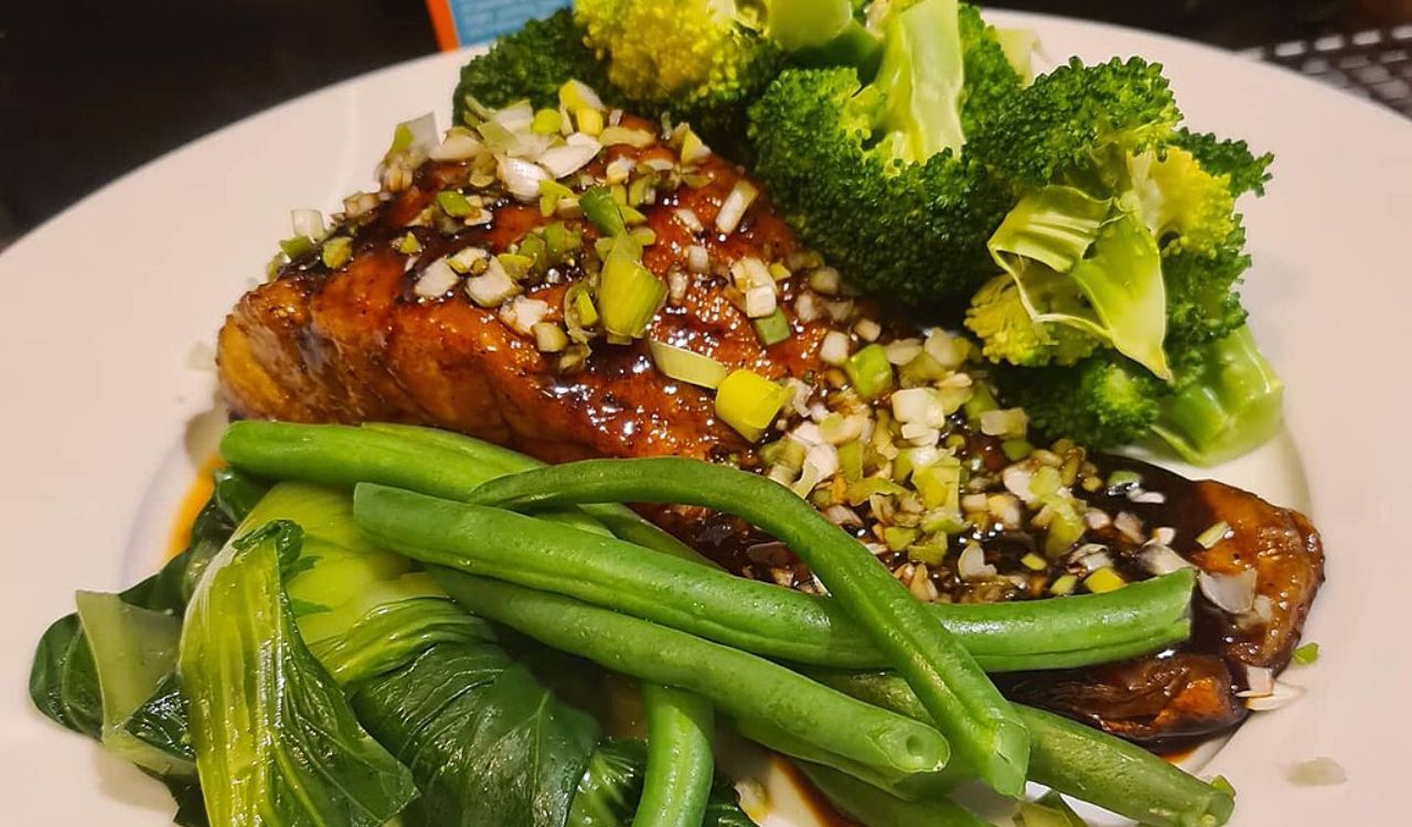 Teriyaki salmon
