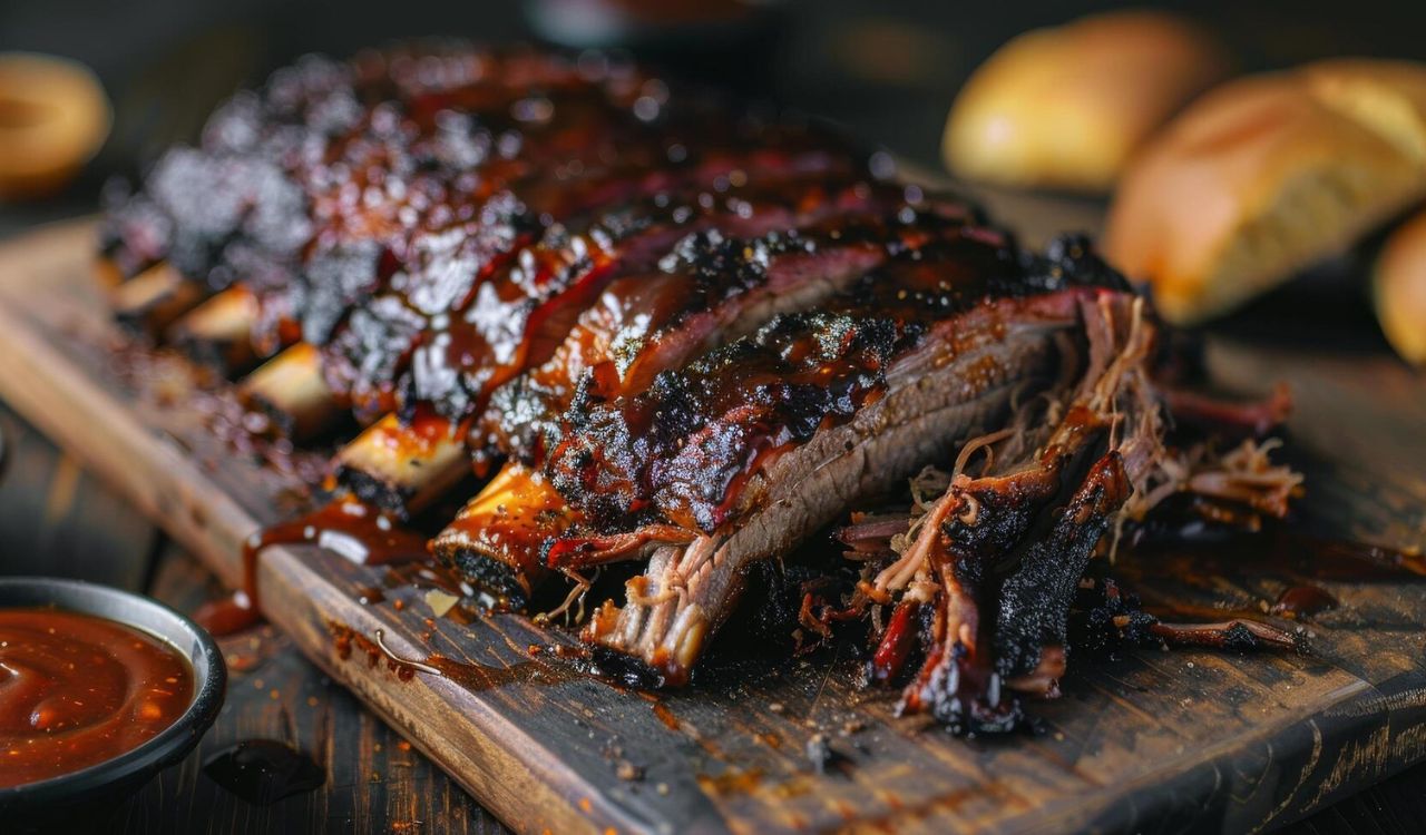 Texas-style barbecue ribs