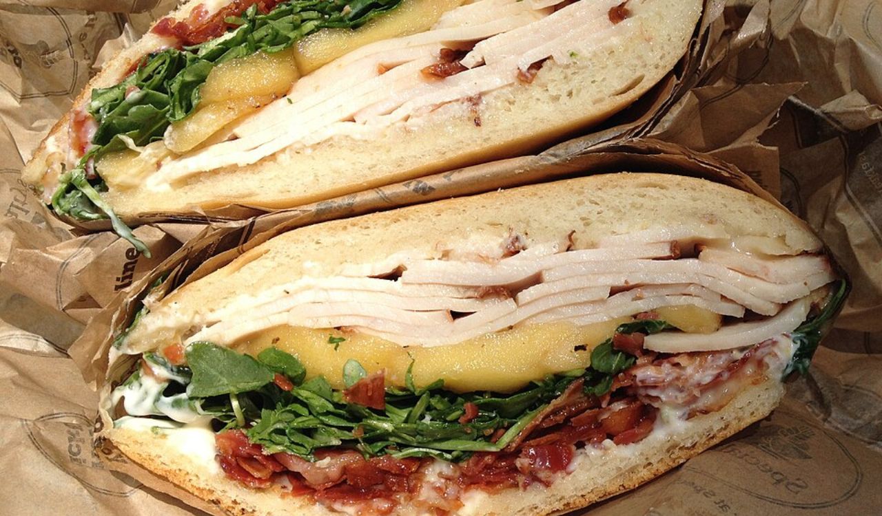 Turkey and brie sandwich