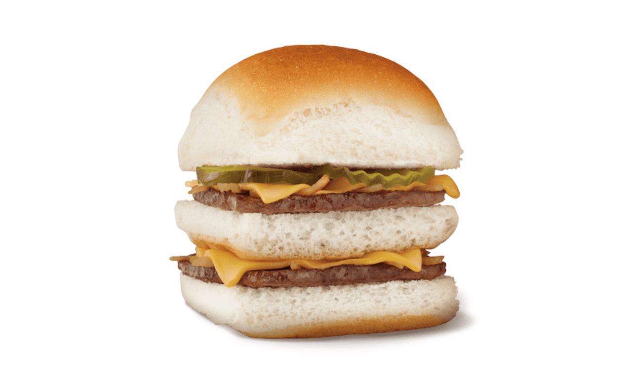 White Castle Double Cheese Slider