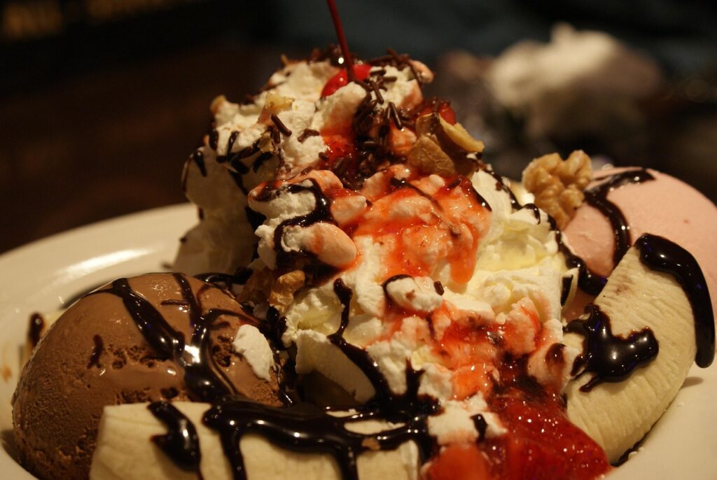 Banana Split Parfait