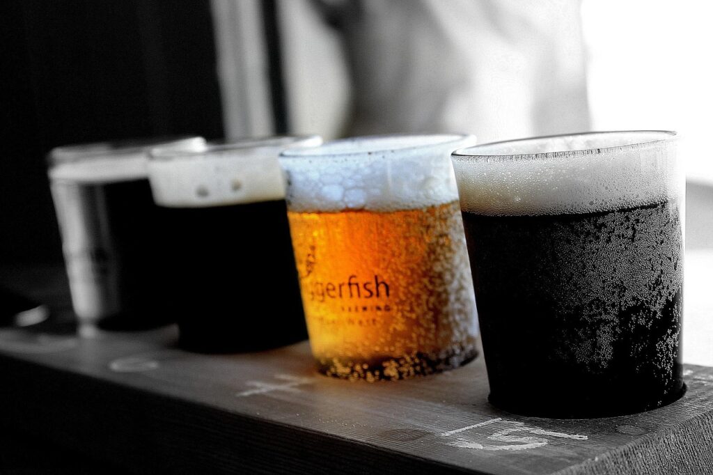 Beers, Glasses of beer, Drink image.