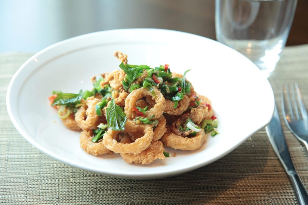 Calamari, Crispy, Fried image.